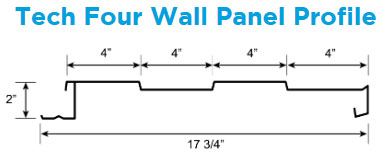 tech four wall panel profile
